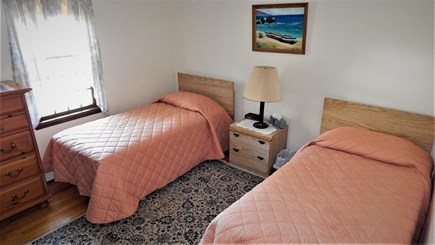 near South & West Chatham line Cape Cod vacation rental - Guest Twin bedroom - best mattresses - linens provided