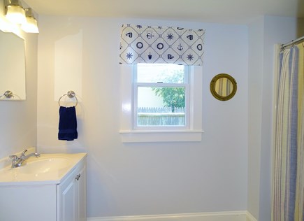 Dennis Port Cape Cod vacation rental - Main floor full bath with shower and tub