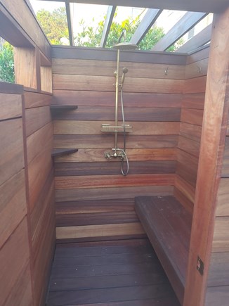 North Chatham Cape Cod vacation rental - Inside of one of the 2 outdoor showers