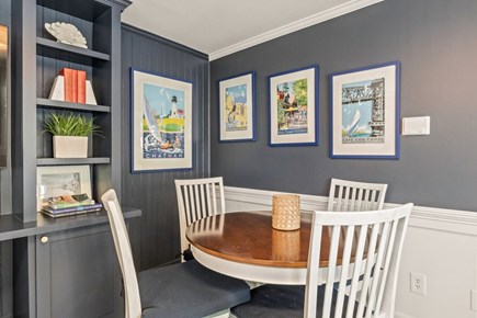 Chatham Cape Cod vacation rental - Dedicated work spaces in family room.