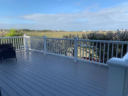 North Eastham Cape Cod vacation rental - Main deck overlooking Audubon