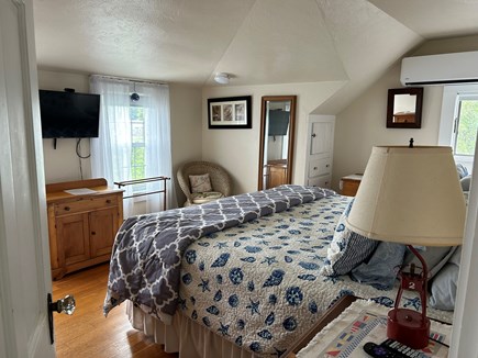 Falmouth Heights Cape Cod vacation rental - Master Bedroom (King - 2 twins together) View of pond