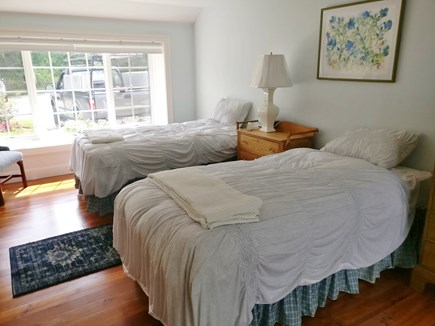 Orleans, Grandview Cape Cod vacation rental - Master Bedroom on main level, configured as two Twins XLs.