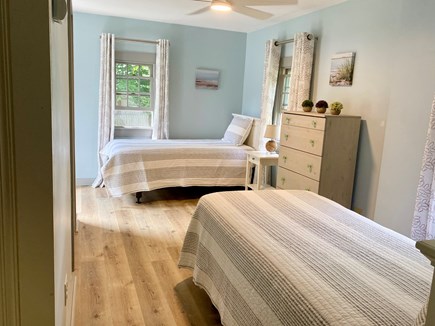 West Yarmouth Cape Cod vacation rental - Twin bedroom with ceiling fan