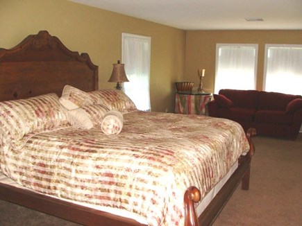 West Yarmouth Cape Cod vacation rental - Master bedroom with king bed and pullout sofa