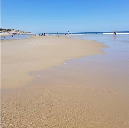 Eastham Cape Cod vacation rental - (Low tide) Campground beach just a short walk down the road!