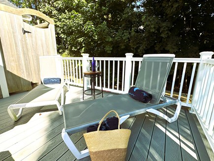 Eastham Cape Cod vacation rental - Private deck for sunbathing
