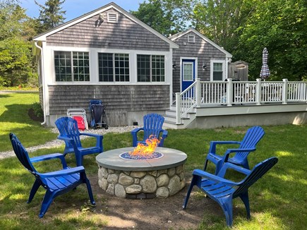 Eastham Cape Cod vacation rental - Gas fire pit under the stars!
