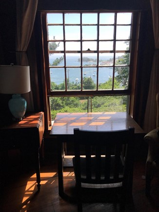 Woods Hole Cape Cod vacation rental - Second floor desk and view