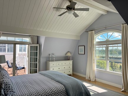 East Orleans Cape Cod vacation rental - Owner's Suite w/ king bed and French doors to upper deck