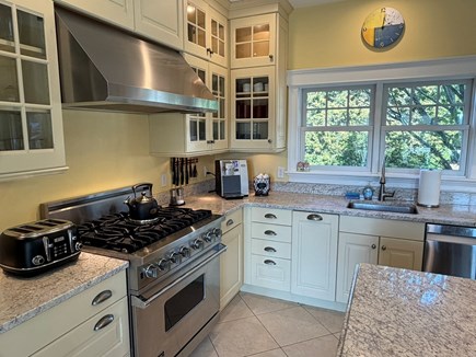 East Orleans Cape Cod vacation rental - Viking 6 burner stove and commercial grade Keurig single cup