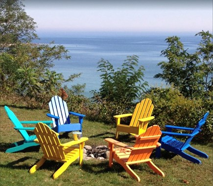 Plymouth, Manomet Bluffs MA vacation rental - Exciting nights around the fire pit with so much SEA to see