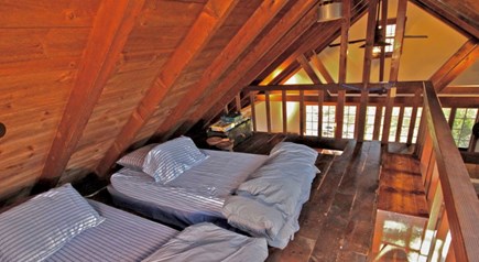 Sagamore Beach Cape Cod vacation rental - Loft over GreatRoom with ocean and forest and people views!