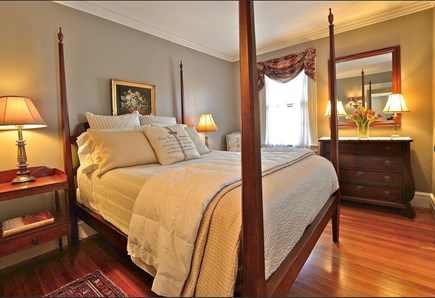 Plymouth Historic District MA vacation rental - Queen bedroom the second floor with tranquil comfort