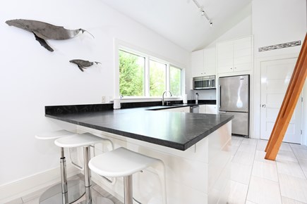 North Truro Cape Cod vacation rental - Kitchen with Breakfast Bar