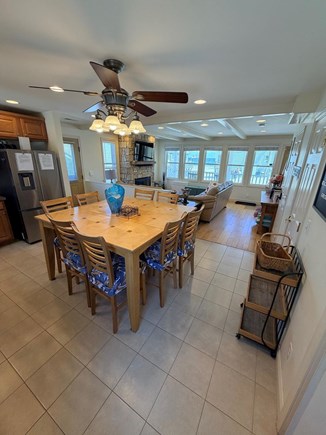 Plymouth, White Horse Beach MA vacation rental - Dining table that sits 8!