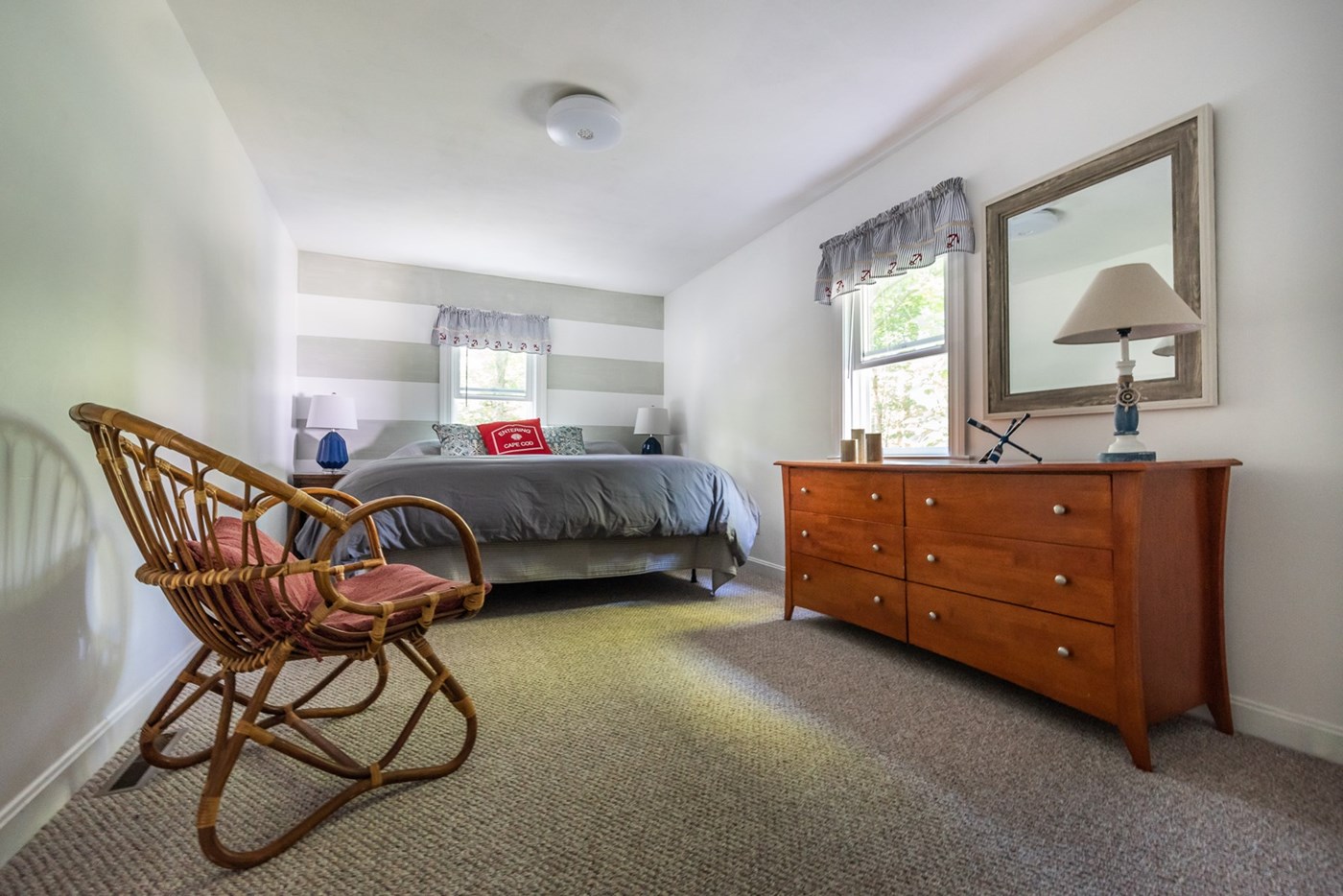 Twin Bedroom with closet and dresser