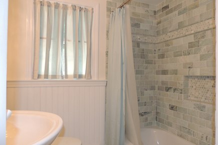 Harwich Port Cape Cod vacation rental - New first floor tiled tub & shower