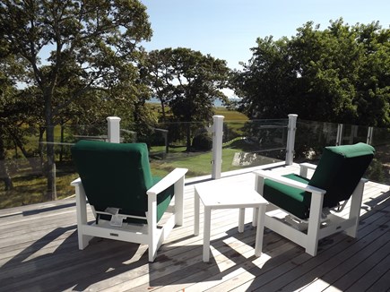 Chatham Cape Cod vacation rental - Upper Deck With Views of Salt Marsh and Nantucket Sound Beyond.