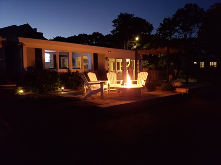 Popponesset, New Seabury Cape Cod vacation rental - Firepit at night