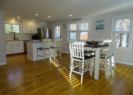 Falmouth, Teaticket Cape Cod vacation rental - Large, sunny and open kitchen and dining area