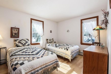 Falmouth, Old Silver Beach Cape Cod vacation rental - Second guest bedroom with two twin beds.