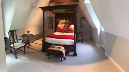 Sagamore Beach Cape Cod vacation rental - Tudor bed (full) in charming room with full bath and two dormers