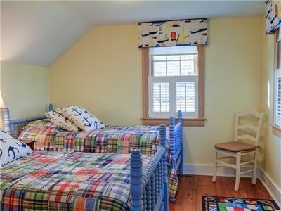 Dennis Port Cape Cod vacation rental - Bedroom 3 with twin beds.  Linens provided.