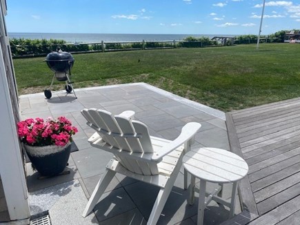 Dennis Port Cape Cod vacation rental - Outdoor shower and charcoal grill
