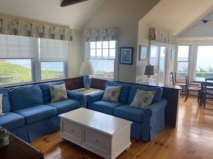 Dennis Port Cape Cod vacation rental - Open living room to dining room and kitchen