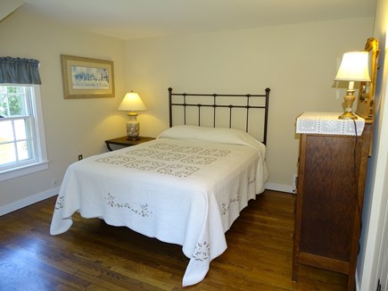 Yarmouth Port Cape Cod vacation rental - Upstairs queen bedroom with backyard garden views