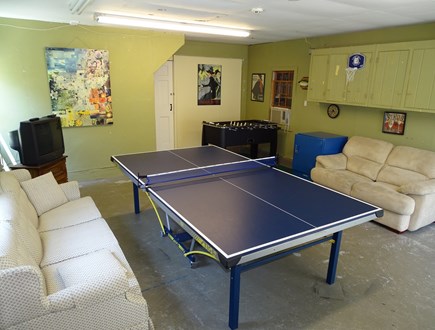 Yarmouth Port Cape Cod vacation rental - Game room for family fun (darts, ping pong, and foosball, etc.)