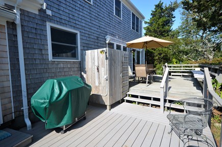 Eastham Cape Cod vacation rental - Grill area opens into large porch with plenty of seating