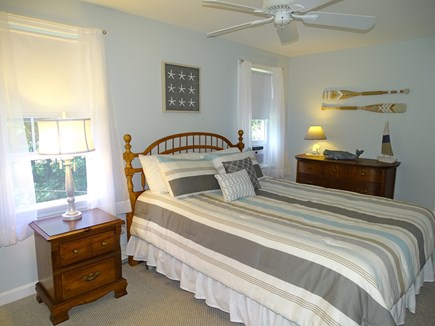 Eastham Cape Cod vacation rental - Second upstairs queen bedroom with fan and air conditioner!