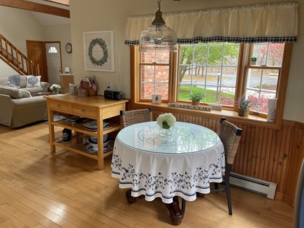 Eastham Cape Cod vacation rental - Sunny bay window with sitting area for morning coffee!