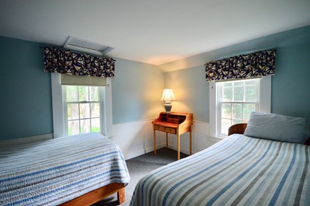 Wellfleet Cape Cod vacation rental - Two twin handmade Adirondack beds and central AC