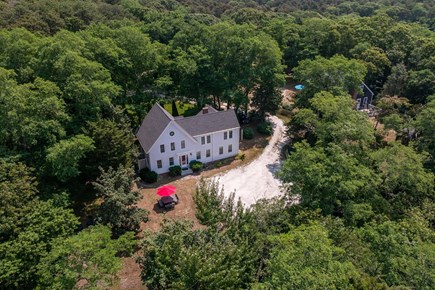 Wellfleet Cape Cod vacation rental - View of home from above