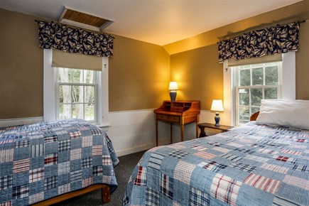 Wellfleet Cape Cod vacation rental - Twin bedroom 2 with two twin beds and central AC Vents