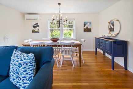 Orleans Cape Cod vacation rental - Dining for 8 adjacent to living area