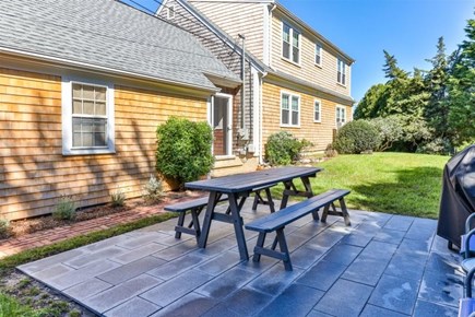 Orleans Cape Cod vacation rental - Outdoor dining and grilling area on the stone patio