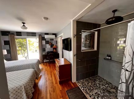 North Truro Cape Cod vacation rental - ADA compliant bedroom with private access as well.