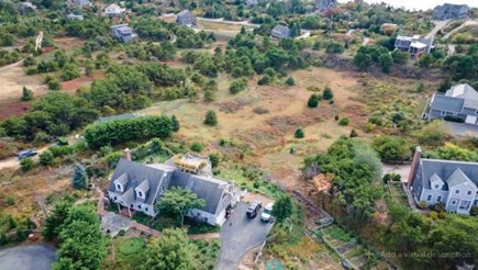 North Truro Cape Cod vacation rental - Back yard overlooking Twine fields and bay