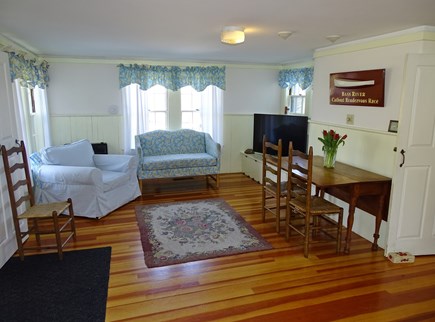 Yarmouth, Bass River Cape Cod vacation rental - Sitting area connected to kitchen, additional dining