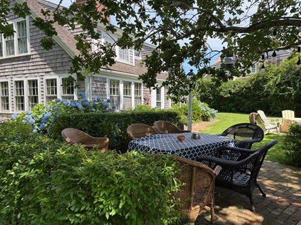Yarmouth, Bass River Village in South Ya Cape Cod vacation rental - Shady spot for lunch