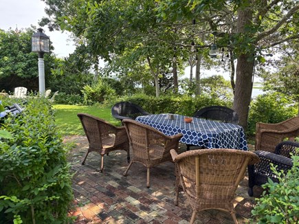 Yarmouth, Bass River Village in South Ya Cape Cod vacation rental - Breakfast on the river