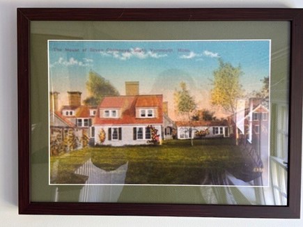 Yarmouth, Bass River Village in South Ya Cape Cod vacation rental - Painted post card from 1910-tradition of summer fun