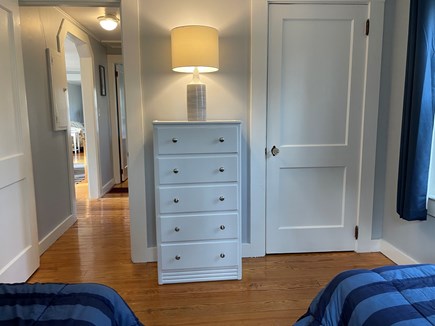 Orleans Walk to Town  Cape Cod vacation rental - Twin room has dresser and large closet to store your things.