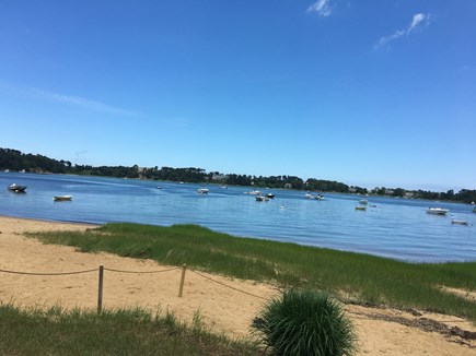 North Chatham Cape Cod vacation rental - Private beach on Crow's Pond just steps away.
