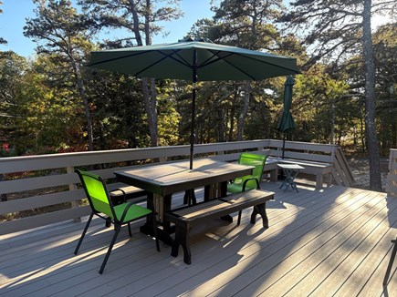 Wellfleet - Pleasant Point Cape Cod vacation rental - Front Deck