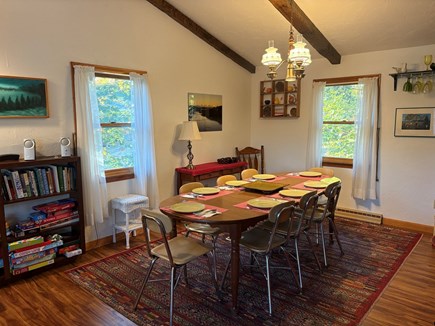Wellfleet - Pleasant Point Cape Cod vacation rental - Dining table